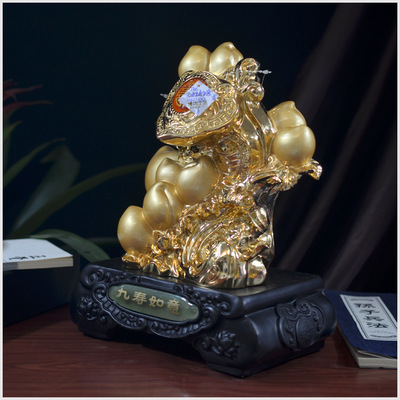 2013【五月新款产品】金属工艺品摆件DWS32#九寿如意-金图片,2013【五月新款产品】金属工艺品摆件DWS32#九寿如意-金图片大全,义乌市博达工艺品-